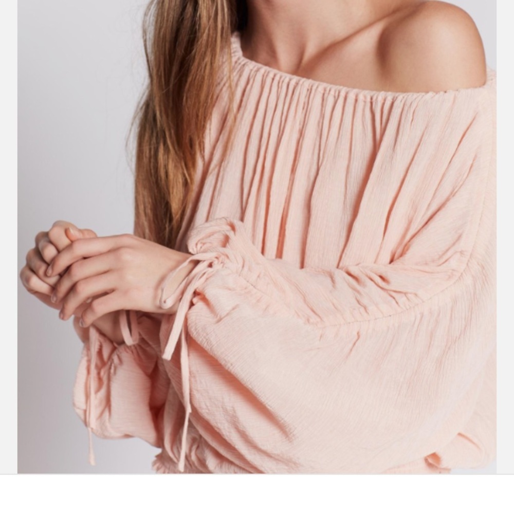 Joie Peasant Summer‎ Pink Elazara Blouse Small NWT Cottagecore Boho New